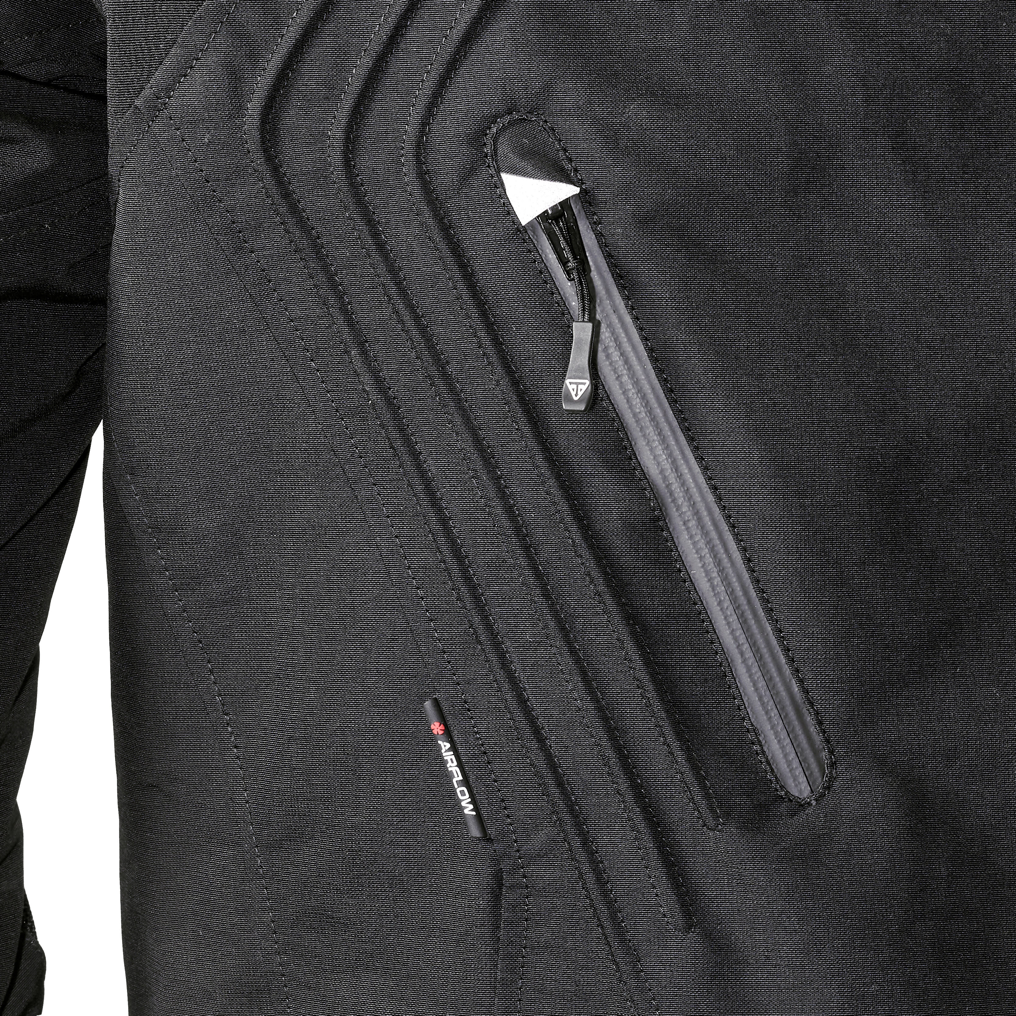 Triple Mesh Motorcycle Roadster Black Jacket | Motorcycle Clothing